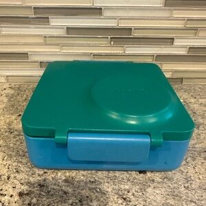 Teal and Blue Lunch Box